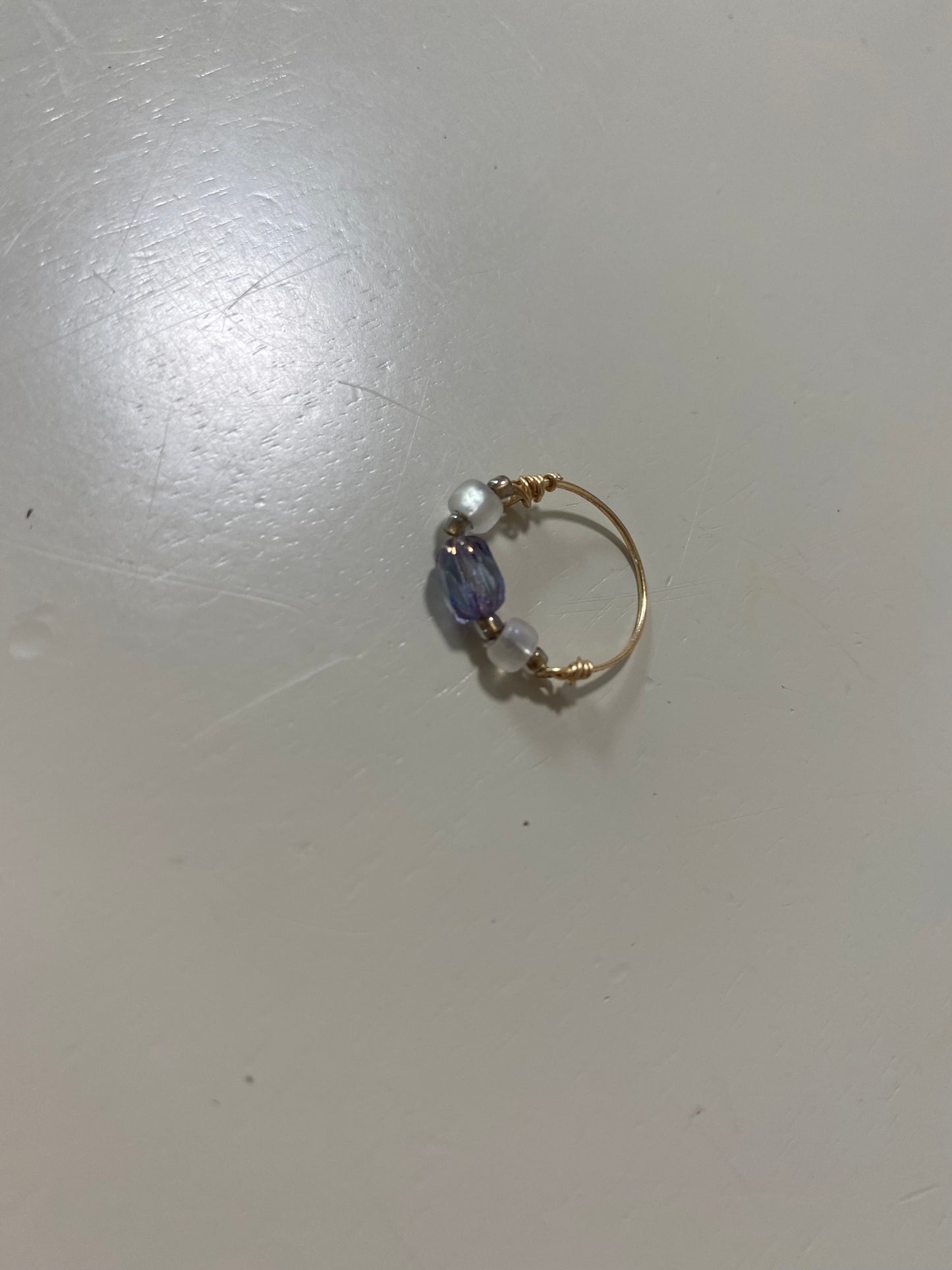 Blue MIDI/Pinky Ring Size 2.5