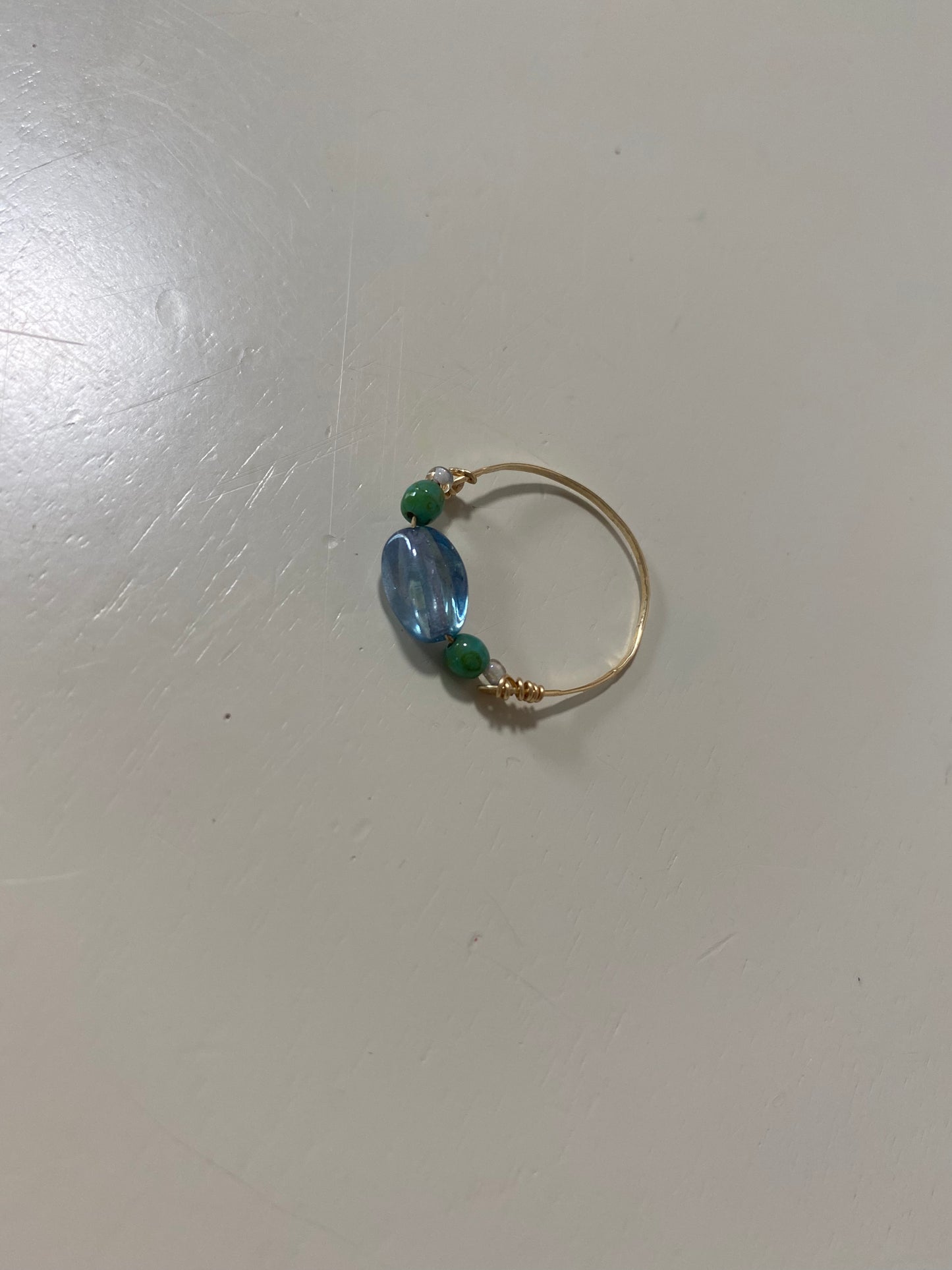 Turquoise Accent Ring Size 8