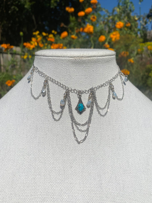 Layered Turquoise Necklace