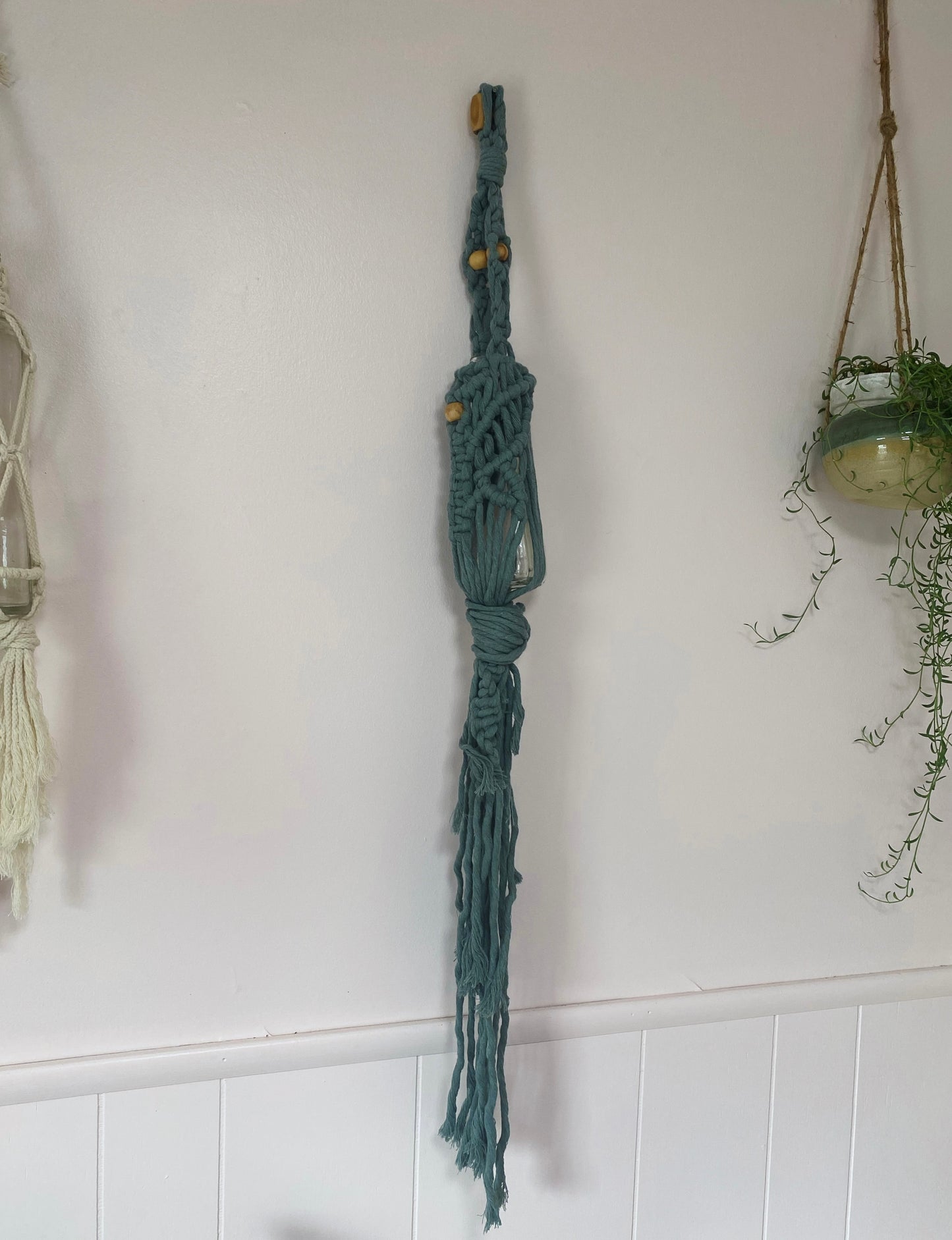 Butterfly Macrame Vase