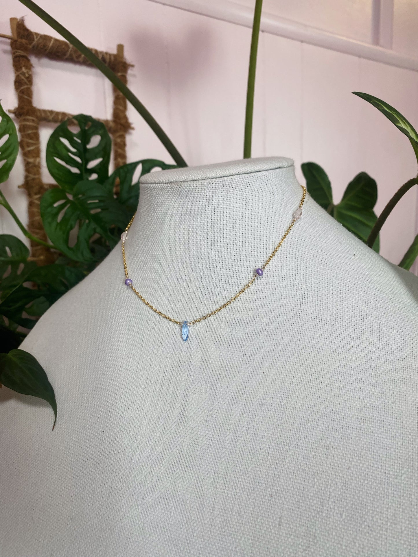 Delphinium Necklace